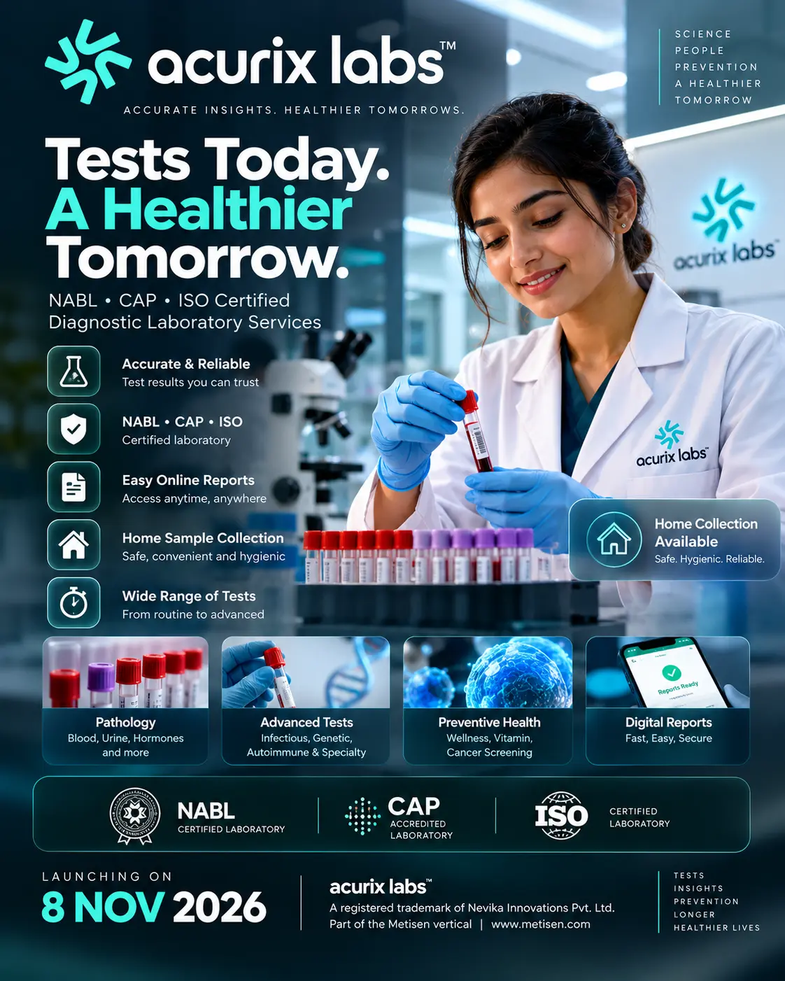 Acurix Labs launch poster